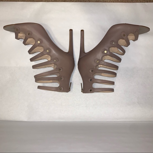 Vince Camuto ‘Kanastas’ Caged Heels Nude Mauve Color - Picture 9 of 14